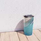 Abstract Waves Travel Mug Gallery Image 4