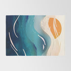 Abstract Waves Rug Gallery Image 2