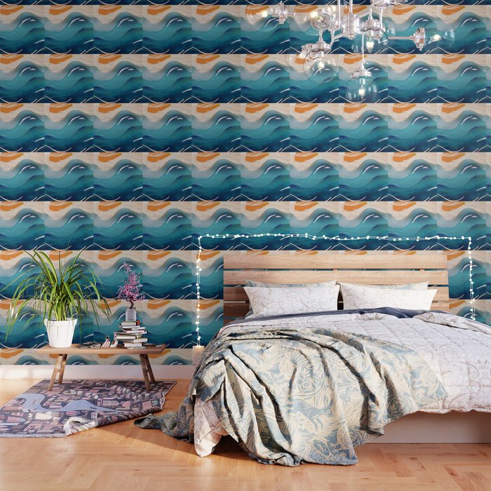 Abstract Waves Wallpaper Gallery Image 3
