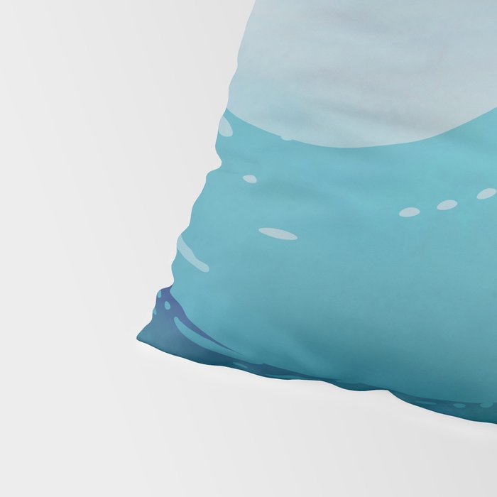 Abstract Waves Pillow Sham Gallery Image 4