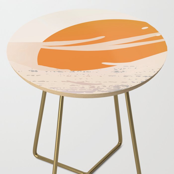 Abstract Waves Side Table Gallery Image 2
