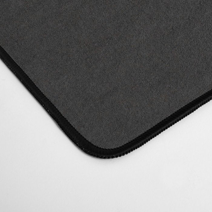 Abstract Flora - ochre black & white Desk Mat Gallery Image 4