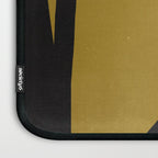 Abstract Flora - ochre black & white Laptop Sleeve Gallery Image 3
