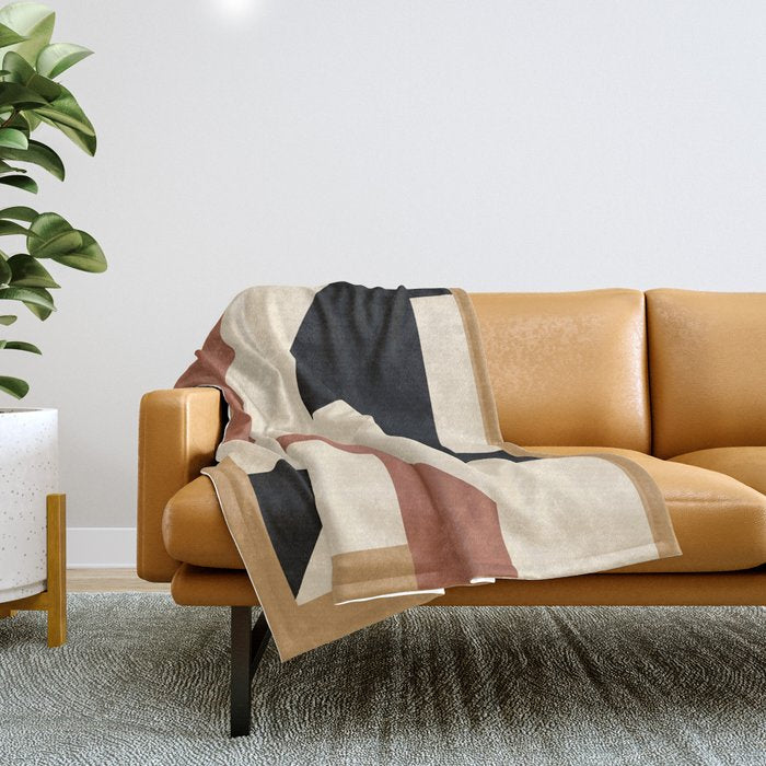 Minimalist 129 Throw Blanket Gallery Image 1