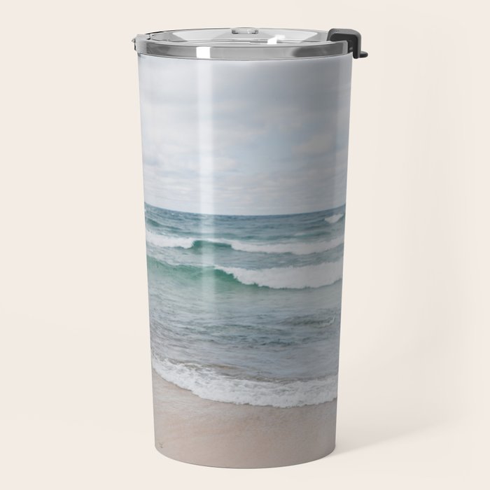 Waves on Lake Superior Travel Mug Gallery Image 2