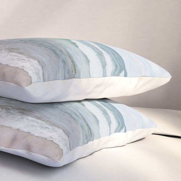 Waves on Lake Superior Pillow Sham Gallery Image 3