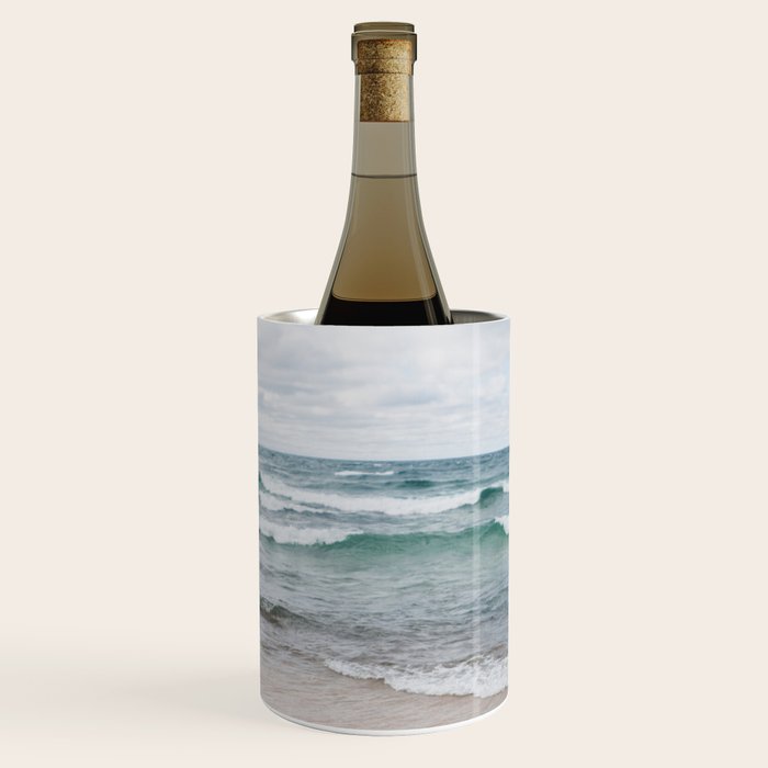 Waves on Lake Superior Wine Chiller Gallery Image 1
