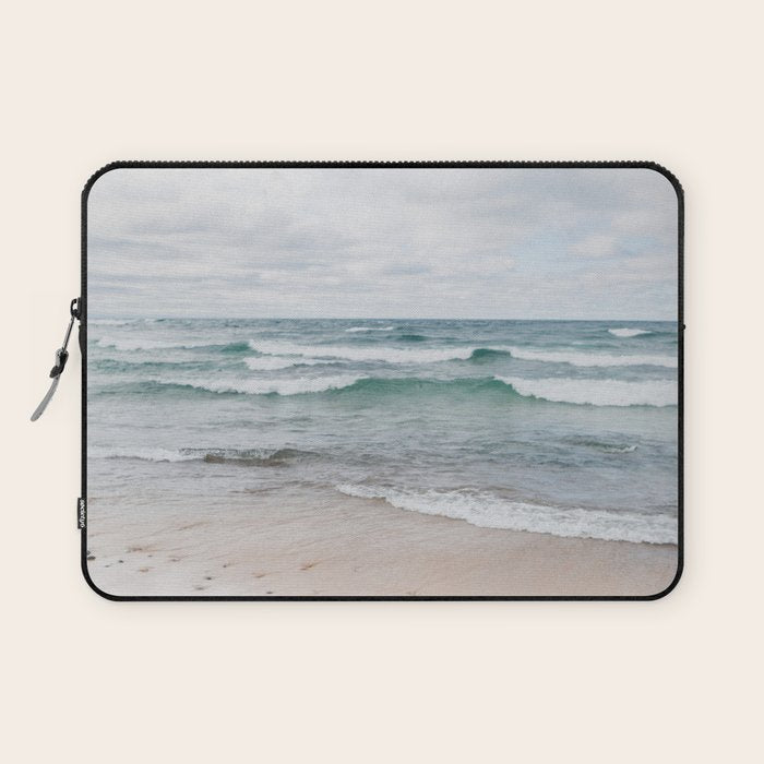Waves on Lake Superior Laptop Sleeve Gallery Image 1
