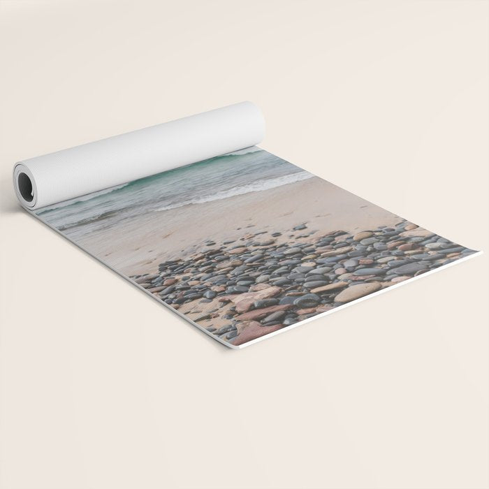 Waves on Lake Superior Yoga Mat Gallery Image 2