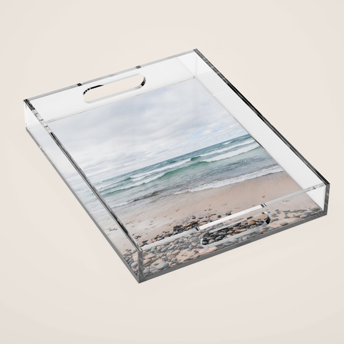 Waves on Lake Superior Acrylic Tray Gallery Image 1