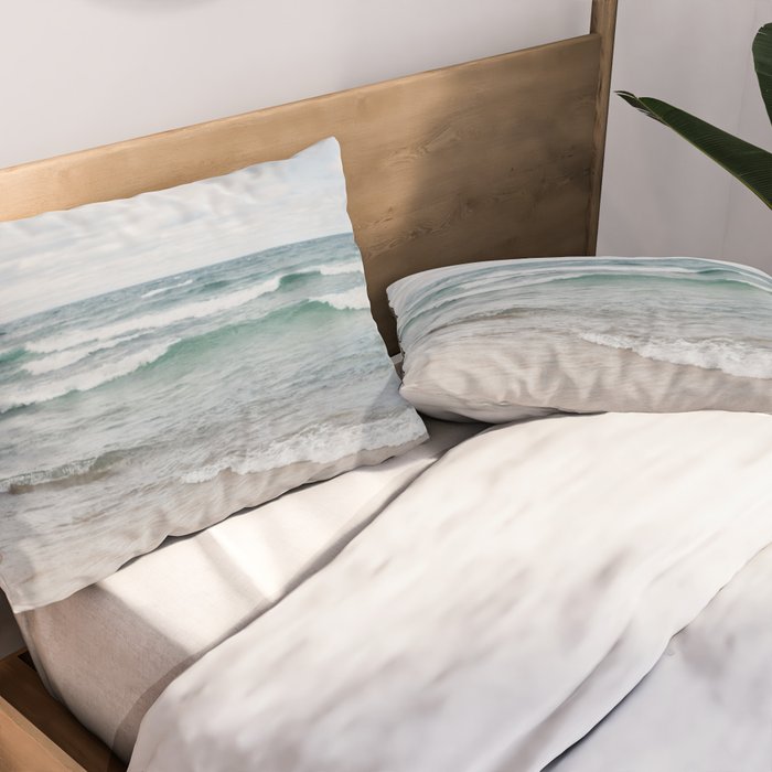 Waves on Lake Superior Pillow Sham Gallery Image 2