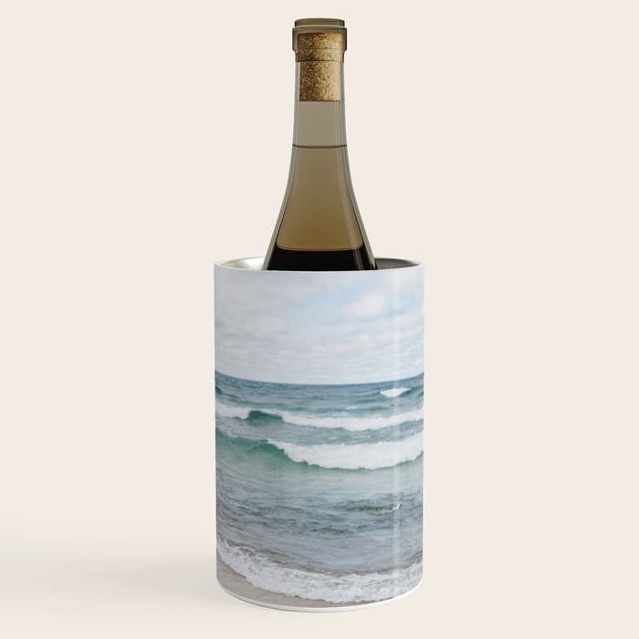 Waves on Lake Superior Wine Chiller Gallery Image 3