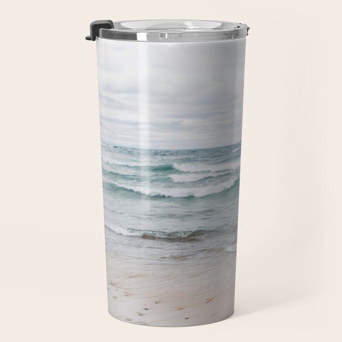 Waves on Lake Superior Travel Mug Gallery Image 3