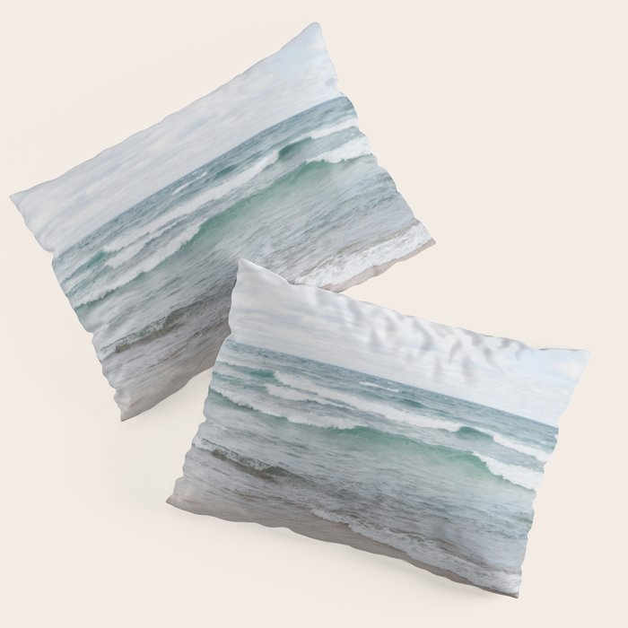 Waves on Lake Superior Pillow Sham Gallery Image 3