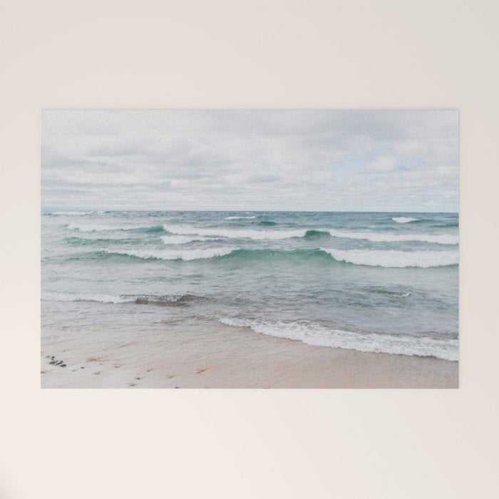 Waves on Lake Superior Welcome Mat Gallery Image 1