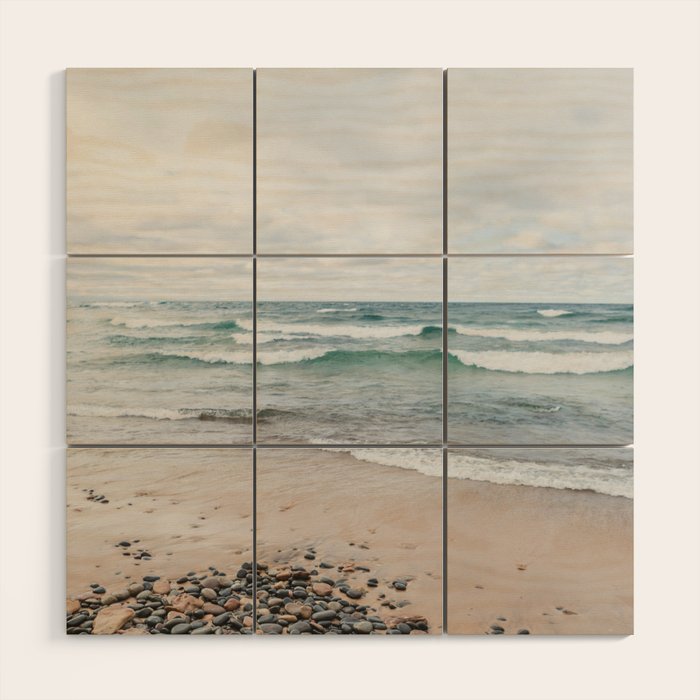 Waves on Lake Superior Wood Wall Art Gallery Image 1