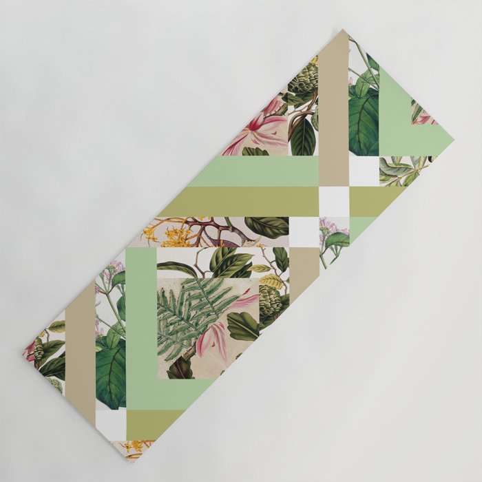 Cubed Vintage Botanicals Yoga Mat Gallery Image 1