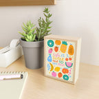 Fun Rainbow Fruit Quote  Mini Art Print Gallery Image 2