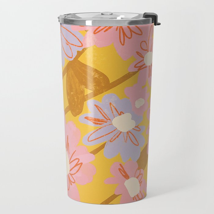 Floral 1968 Travel Mug Gallery Image 2