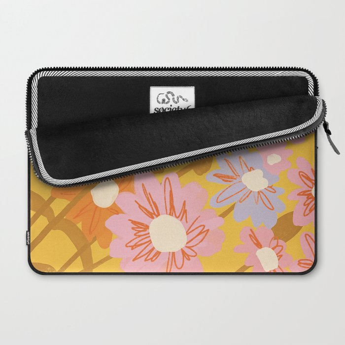 Floral 1968 Laptop Sleeve Gallery Image 2