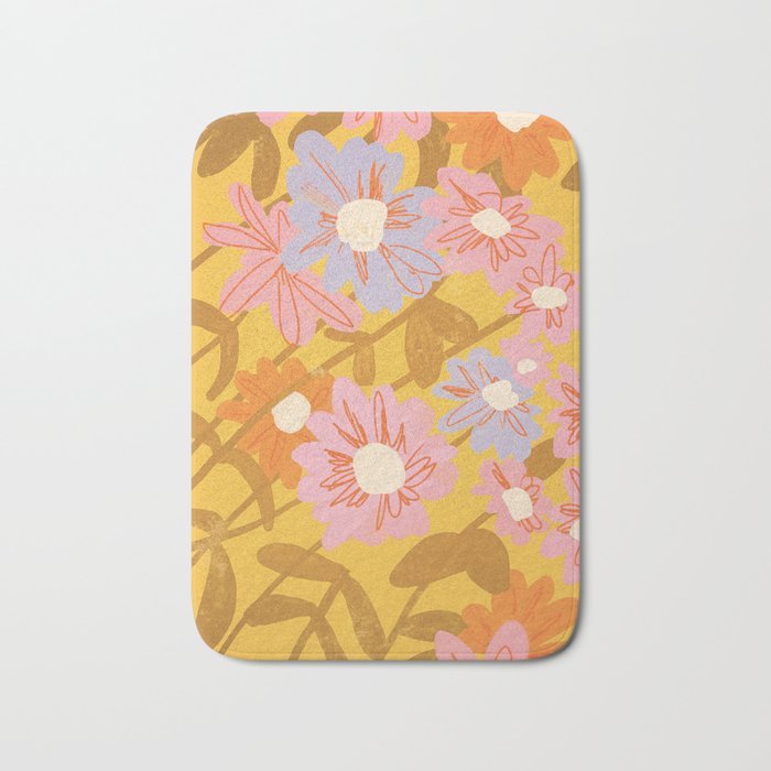 Floral 1968 Bath Mat Gallery Image 1
