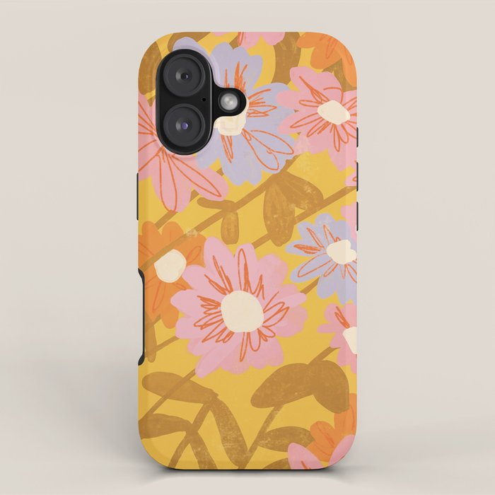 Floral 1968 iPhone Case Gallery Image 1
