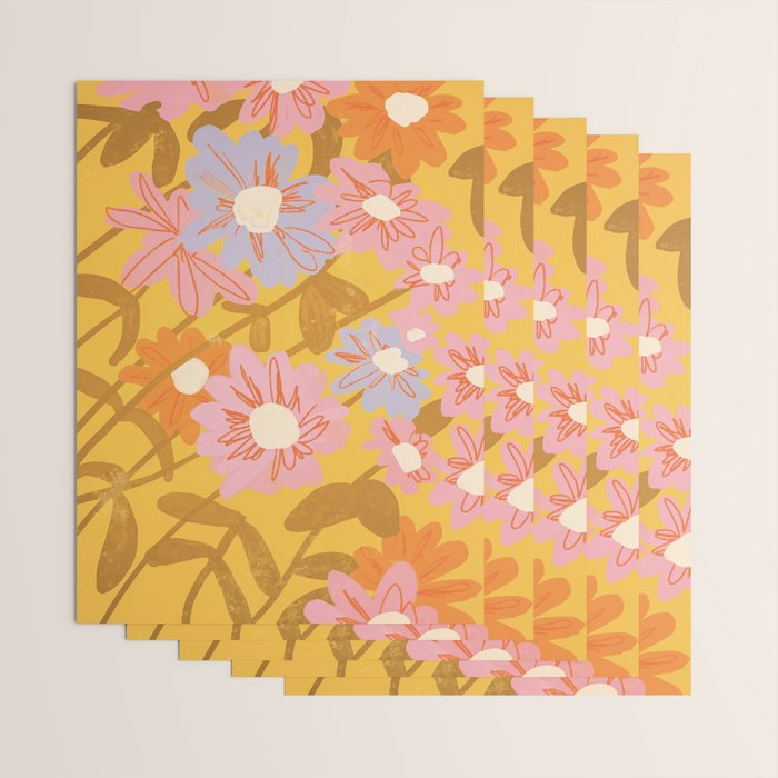 Floral 1968 Wrapping Paper Gallery Image 3