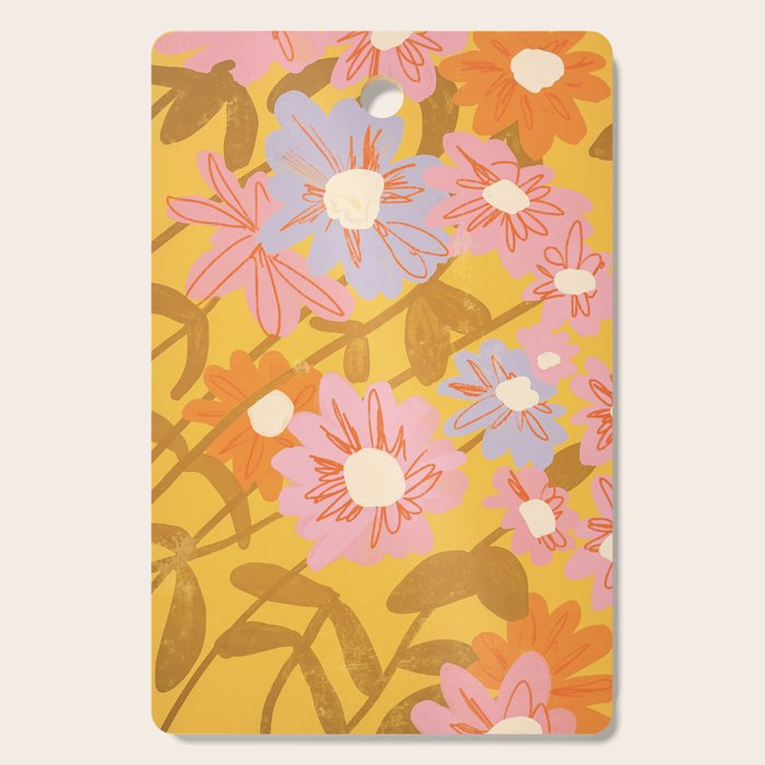 Floral 1968 Cutting Board Gallery Image 1