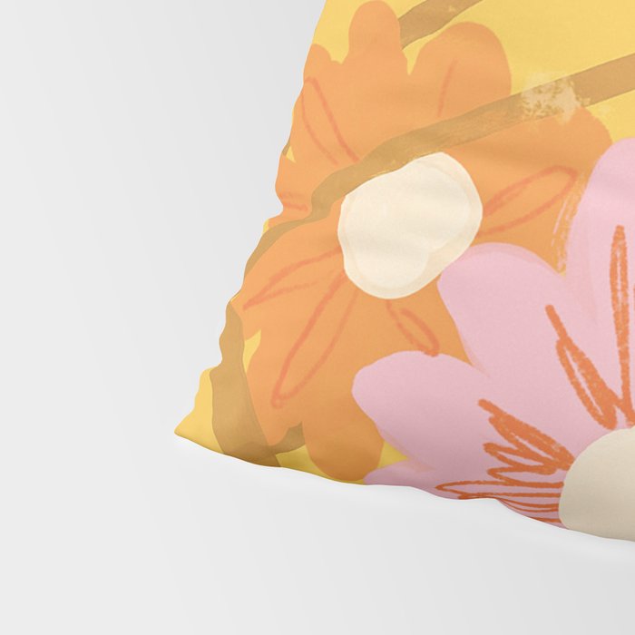 Floral 1968 Pillow Sham Gallery Image 4