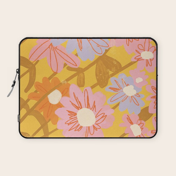 Floral 1968 Laptop Sleeve Gallery Image 1