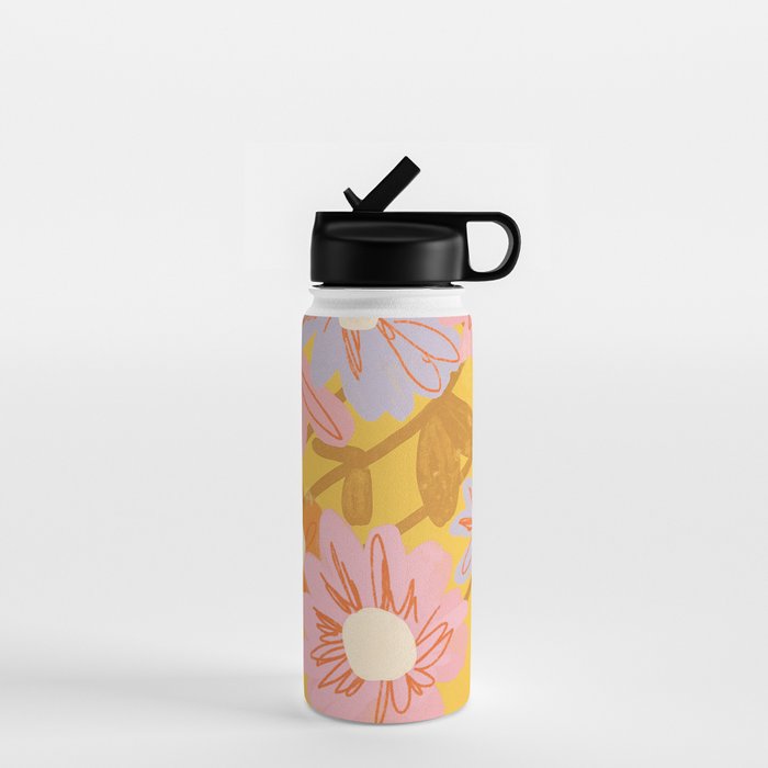 Floral 1968 Water Bottle Gallery Image 1