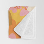 Floral 1968 Throw Blanket Gallery Image 3