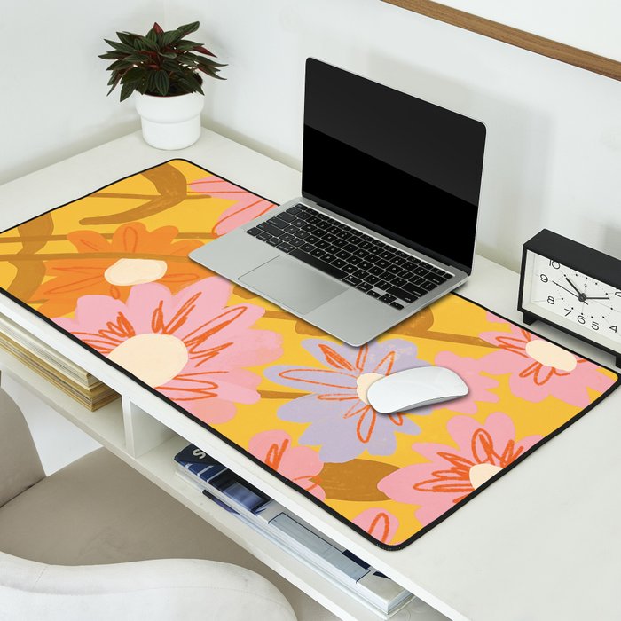 Floral 1968 Desk Mat Gallery Image 2