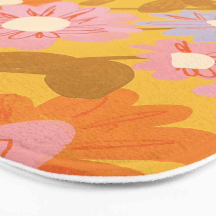 Floral 1968 Bath Mat Gallery Image 3
