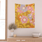 Floral 1968 Wall Tapestry Gallery Image 2