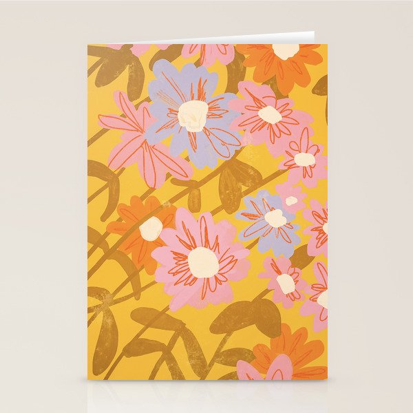 Floral 1968 Stationery Card Gallery Image 2