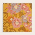 Floral 1968 Wood Wall Art Gallery Image 1