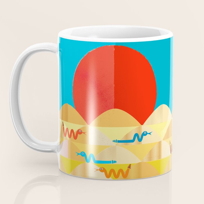 Colorful Snakes On A Desert Coffee Mug Gallery Image 3