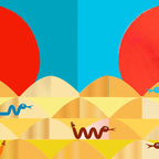 Colorful Snakes On A Desert Coffee Mug Gallery Image 2