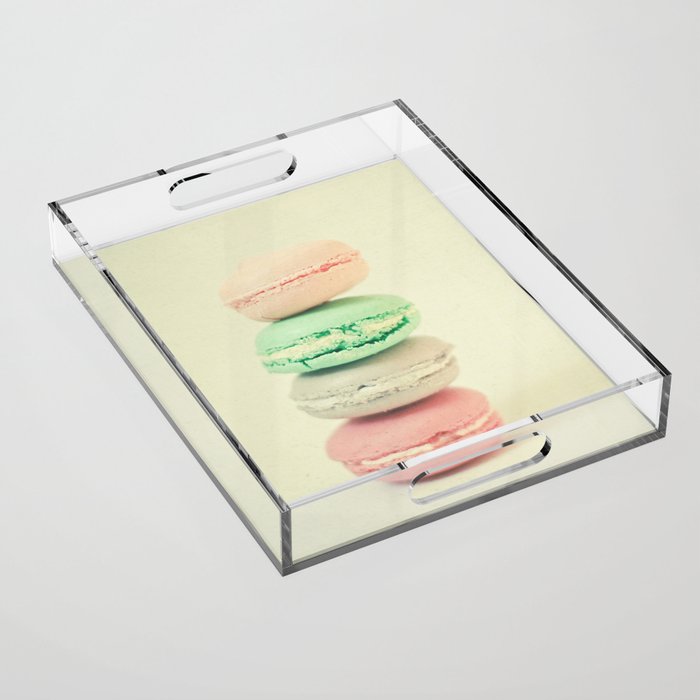 Four Macarons Acrylic Tray Gallery Image 1