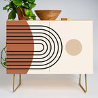 Abstraction_SUN_LINE_BOHEMIAN_LANDSCAPE_POP_ART_1129B Credenza Gallery Image 1