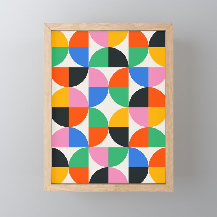 BAUHAUS PATTERN STUDY 02 Mini Art Print Gallery Image 1