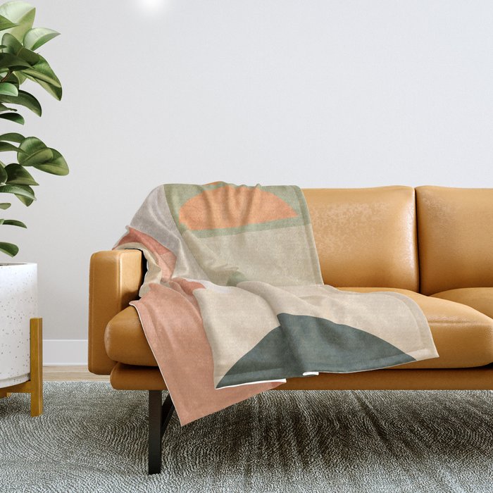 Abstract Art / Shapes 44 Throw Blanket Gallery Image 1