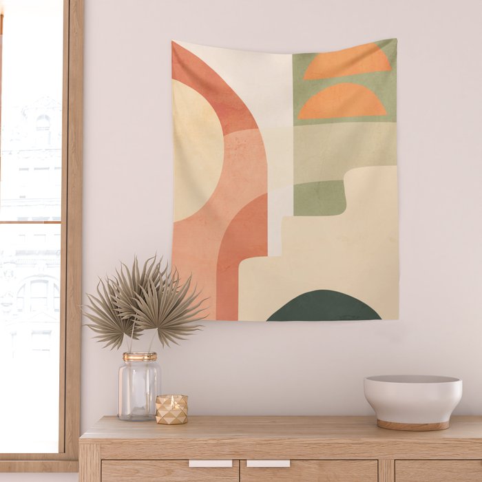 Abstract Art / Shapes 44 Wall Tapestry Gallery Image 2