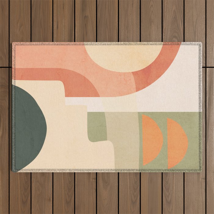 Abstract Art / Shapes 44 Outdoor Rug Gallery Image 1