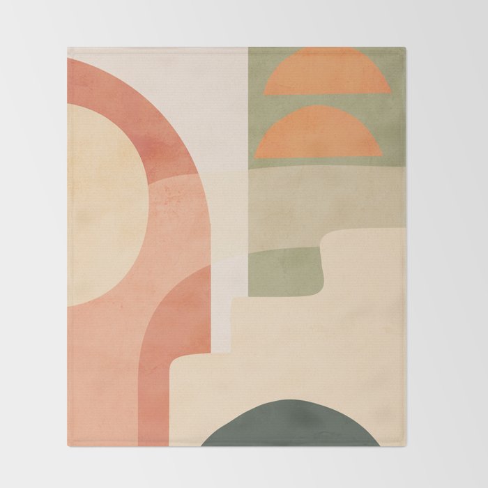 Abstract Art / Shapes 44 Throw Blanket Gallery Image 2