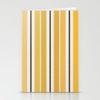 Western Stripes V Golden Yellow Stationery Card Gallery Image 2