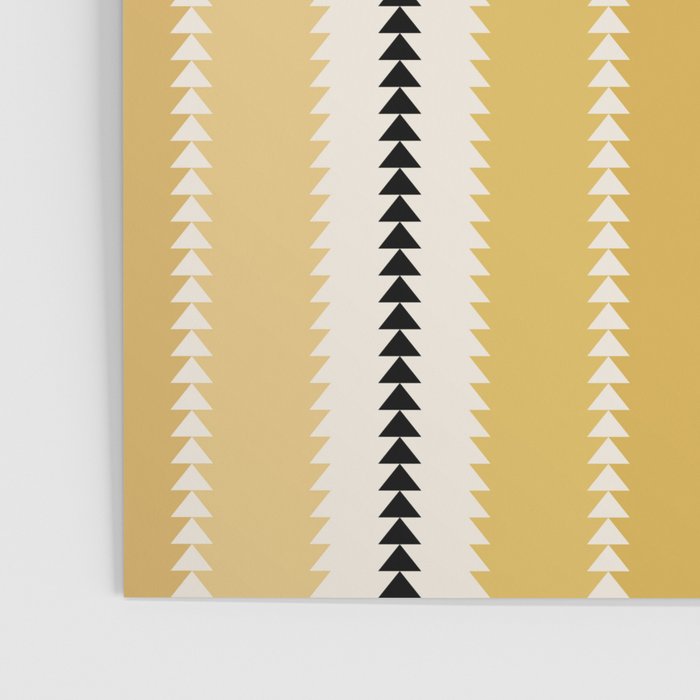 Western Stripes V Golden Yellow Poster Gallery Image 3
