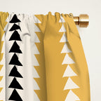 Western Stripes V Golden Yellow Window Curtain Gallery Image 2