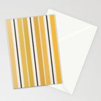 Western Stripes V Golden Yellow Stationery Card Gallery Image 2